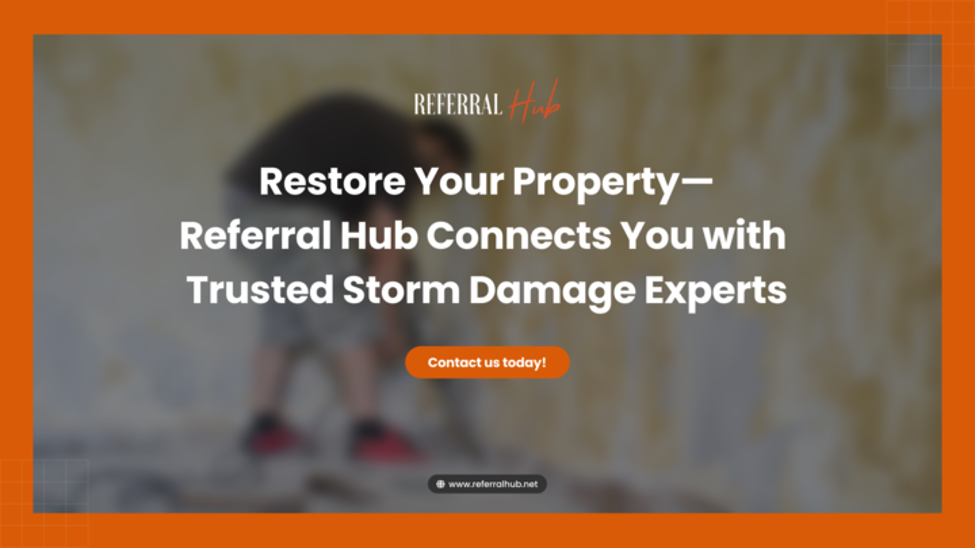 Restore Your Property—Referral Hub Connects